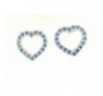 “Καρδιές” Επιπλατινωμένα Γυναικείο Σκουλαρίκια Ασήμι