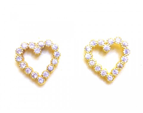 Καρδιές Γυναικεία Σκουλαρίκια Χρυσό 14 K