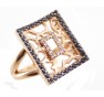 Γυναικεία Δαχτυλίδι Ρόζ Χρυσό 9 K